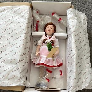 Norman Rockwell young ladies series Check up porcelain doll
